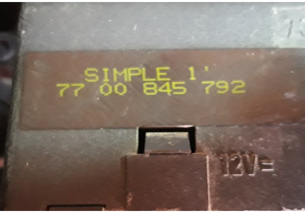 Комплект запалювання Renault Laguna I, 2.0B 8V, Siemens, 7700860316, 7700873714, S101727104, 7700845792